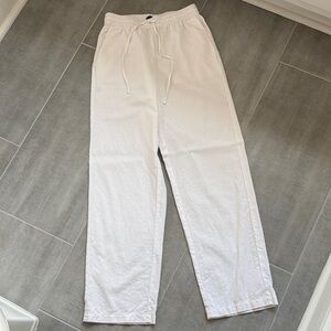 J Crew Women’s White Casual Pants